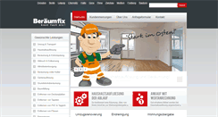Desktop Screenshot of beraeumfix.de